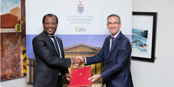 Prof. Vilakazi and French Ambassador